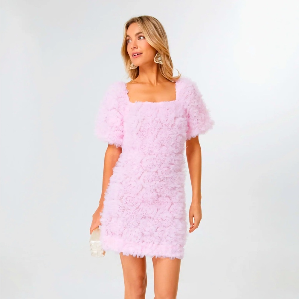 Tuckernuck- Pink Textured Cora Mini Dress | Size S, NWT
